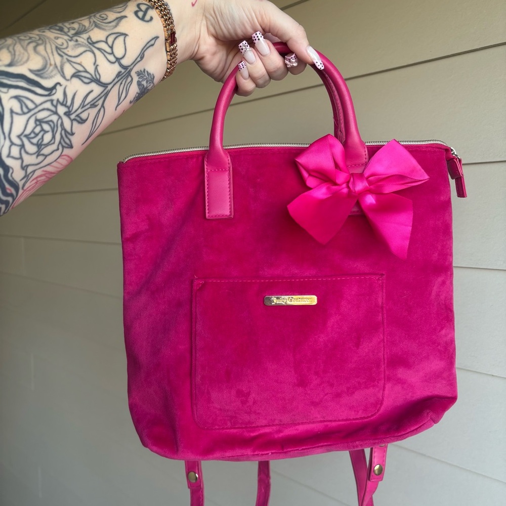 Juicy Couture Fuchsia Bow Women's Backpack